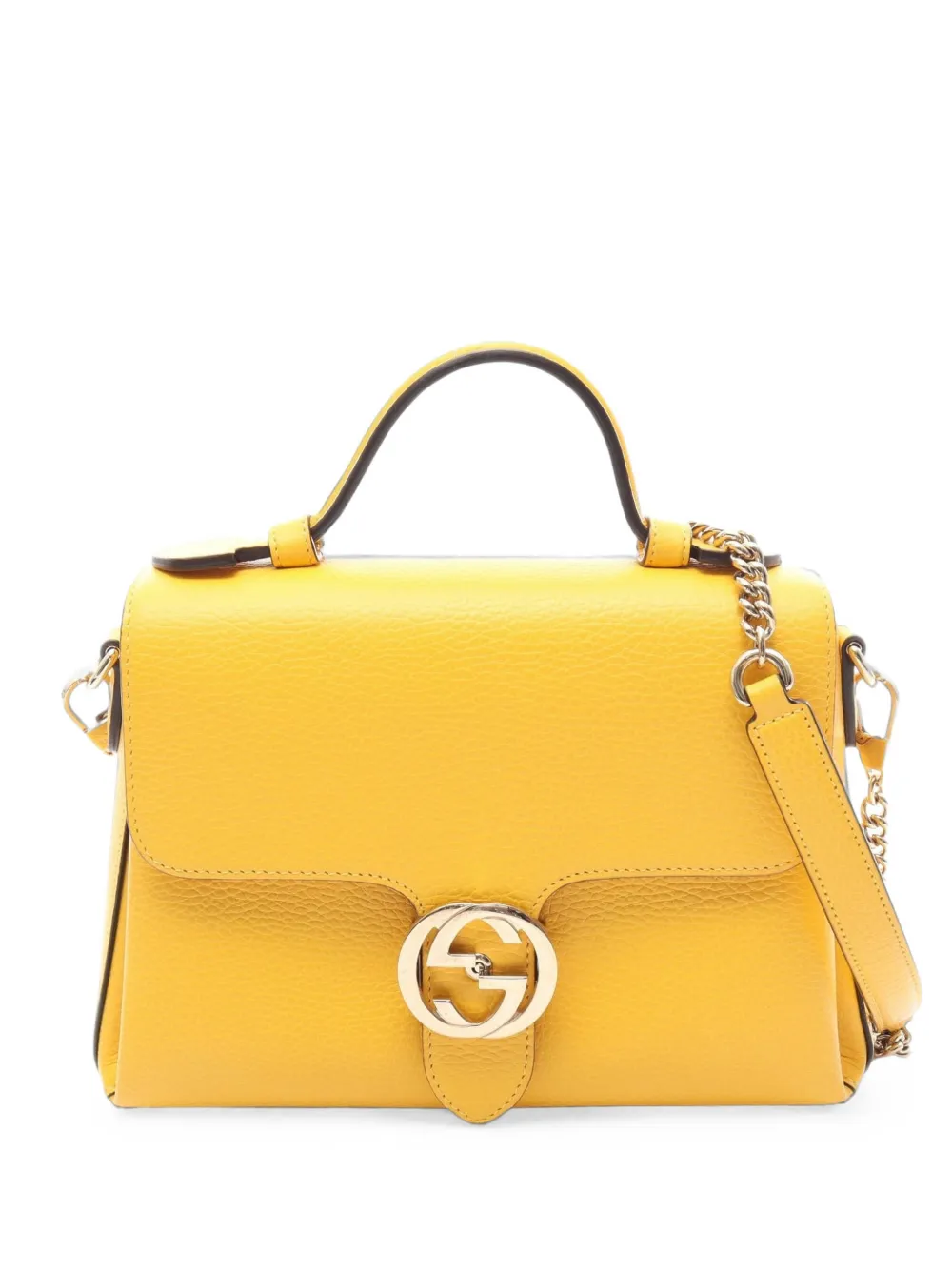 Gucci Pre-Owned 2010s interlocking-G tote bag - Jaune Gucci Pre-Owned 2010s interlocking-G tote bag - Jaune