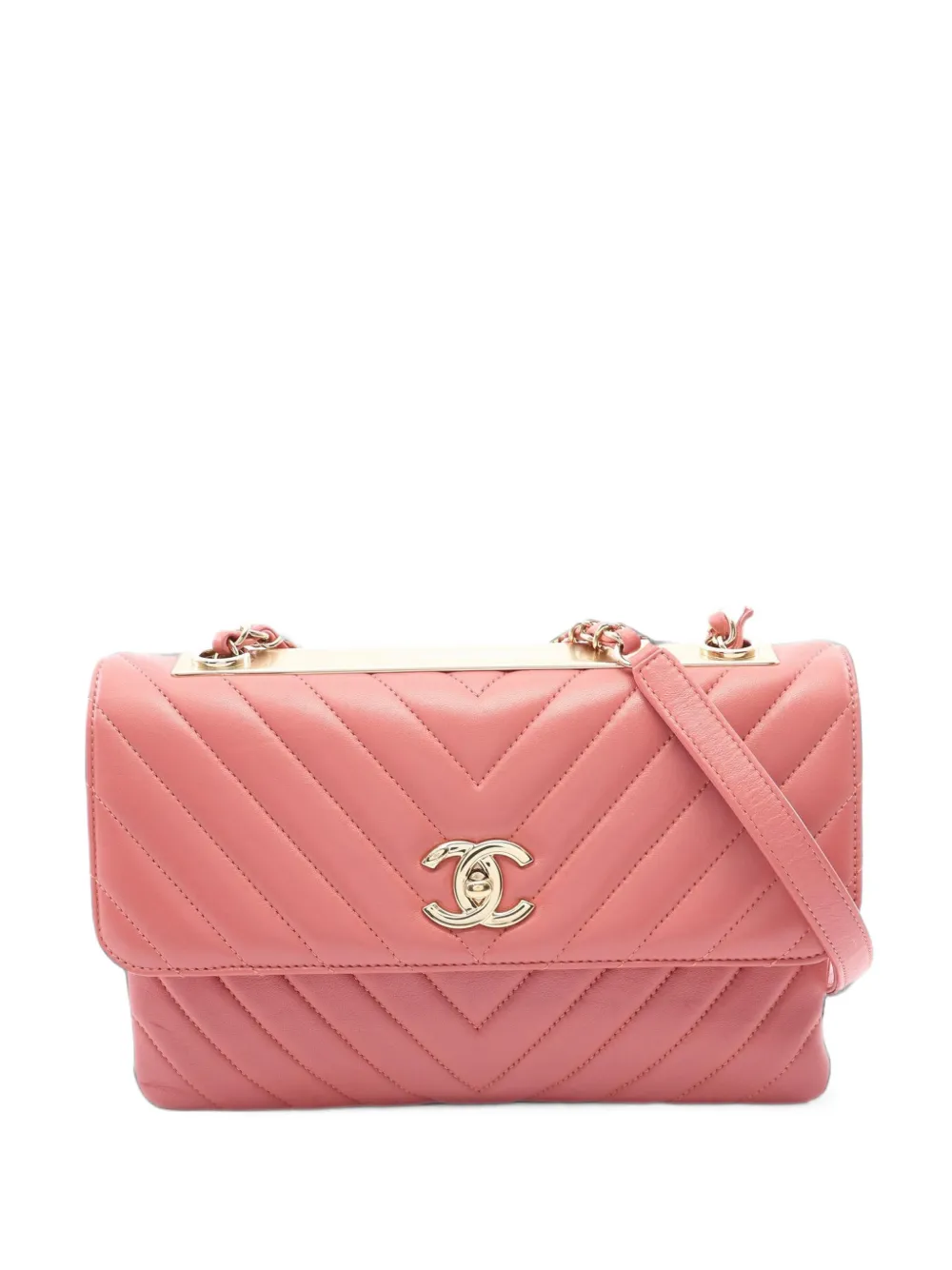 CHANEL Pre-Owned 2019 Trendy CC chain shoulder bag - Rosa
