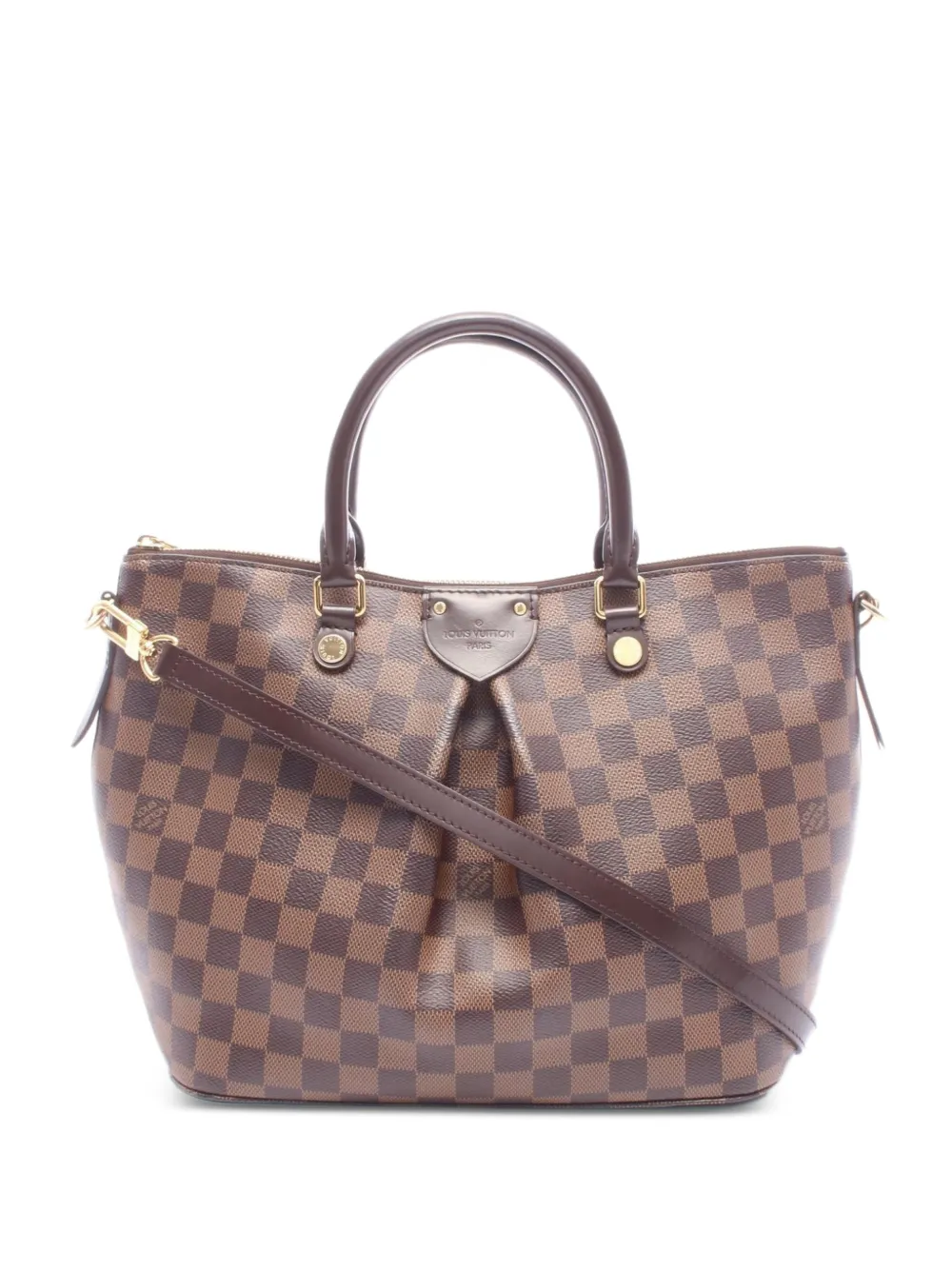 Louis Vuitton Pre-Owned 2015 PM Siena Damier Ebene handbag - Brown