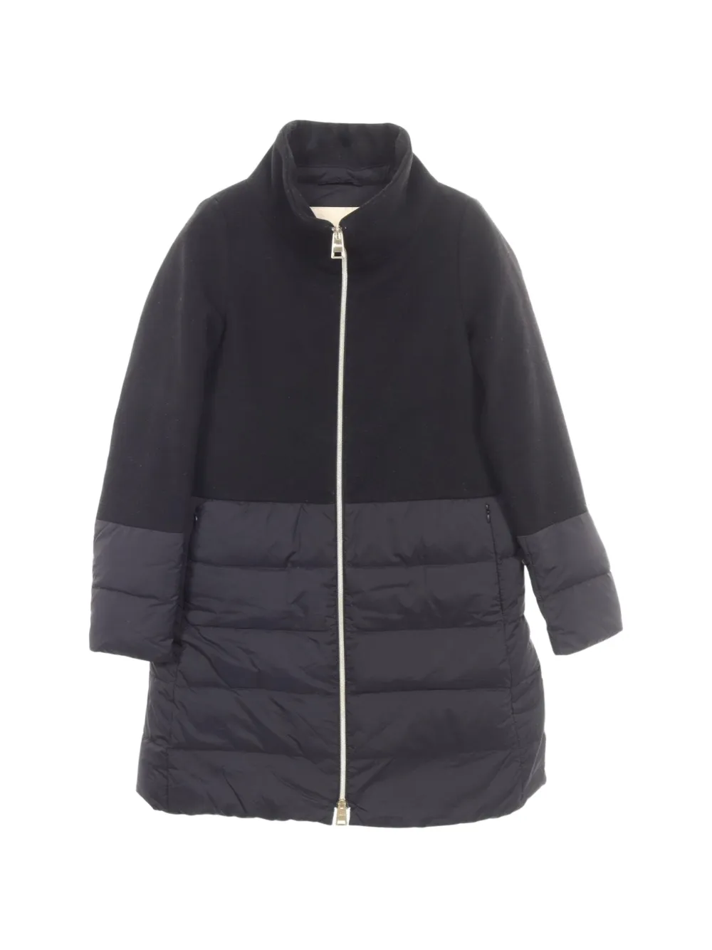 Herno 2010s color-block down coat - Schwarz