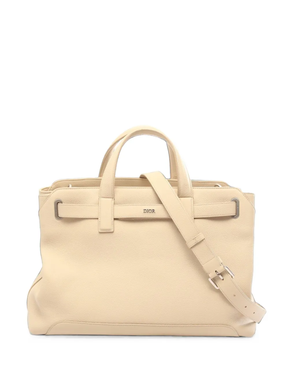 Christian Dior Pre-Owned 2010s Normandy leather tote bag - Tons neutres Christian Dior Pre-Owned 2010s Normandy leather tote bag - Tons neutres