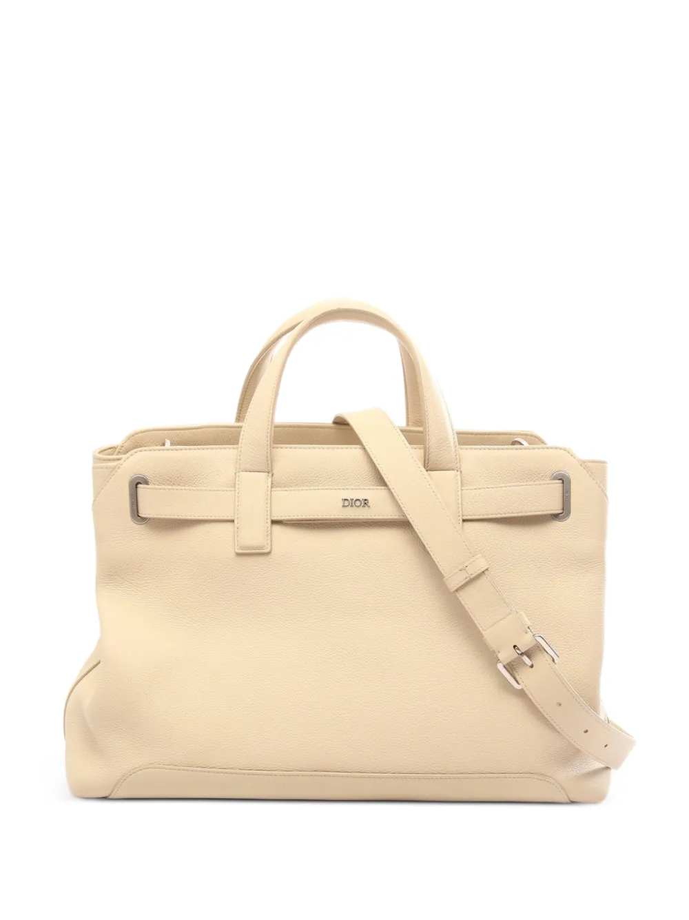 Christian Dior Pre-Owned 2010s Normandy leather tote bag - Nude