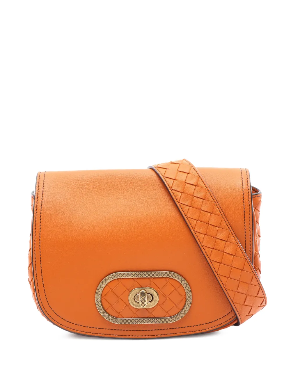 Bottega Veneta Pre-Owned 2010s Luna shoulder bag - Braun