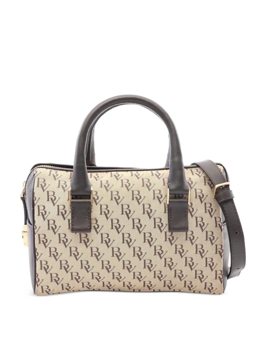 Bottega Veneta Pre-Owned 2000s monogram canvas handbag - Nude