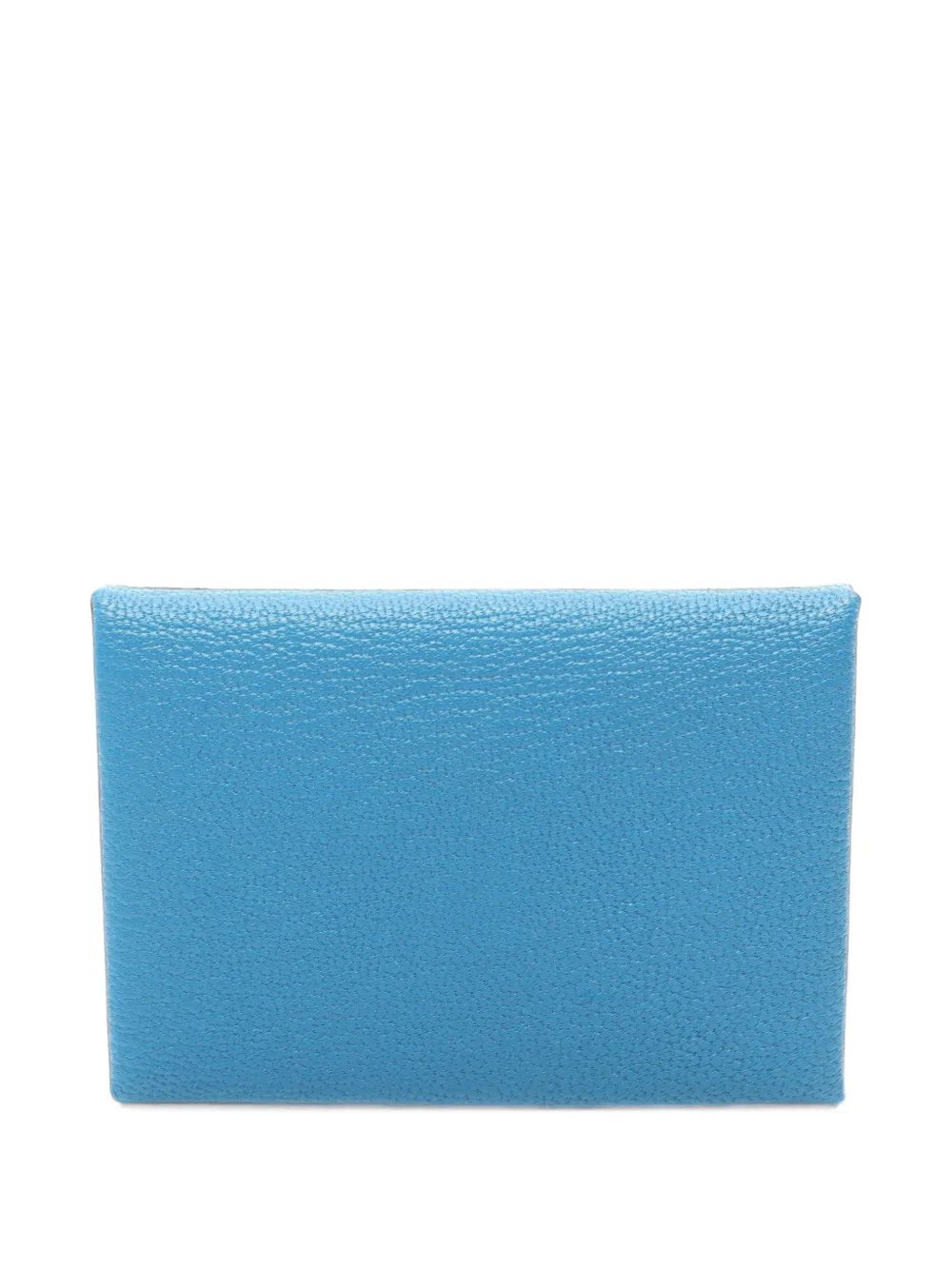 Hermès Pre-Owned 2026s Calvi Duo Verso coin purse - Blau