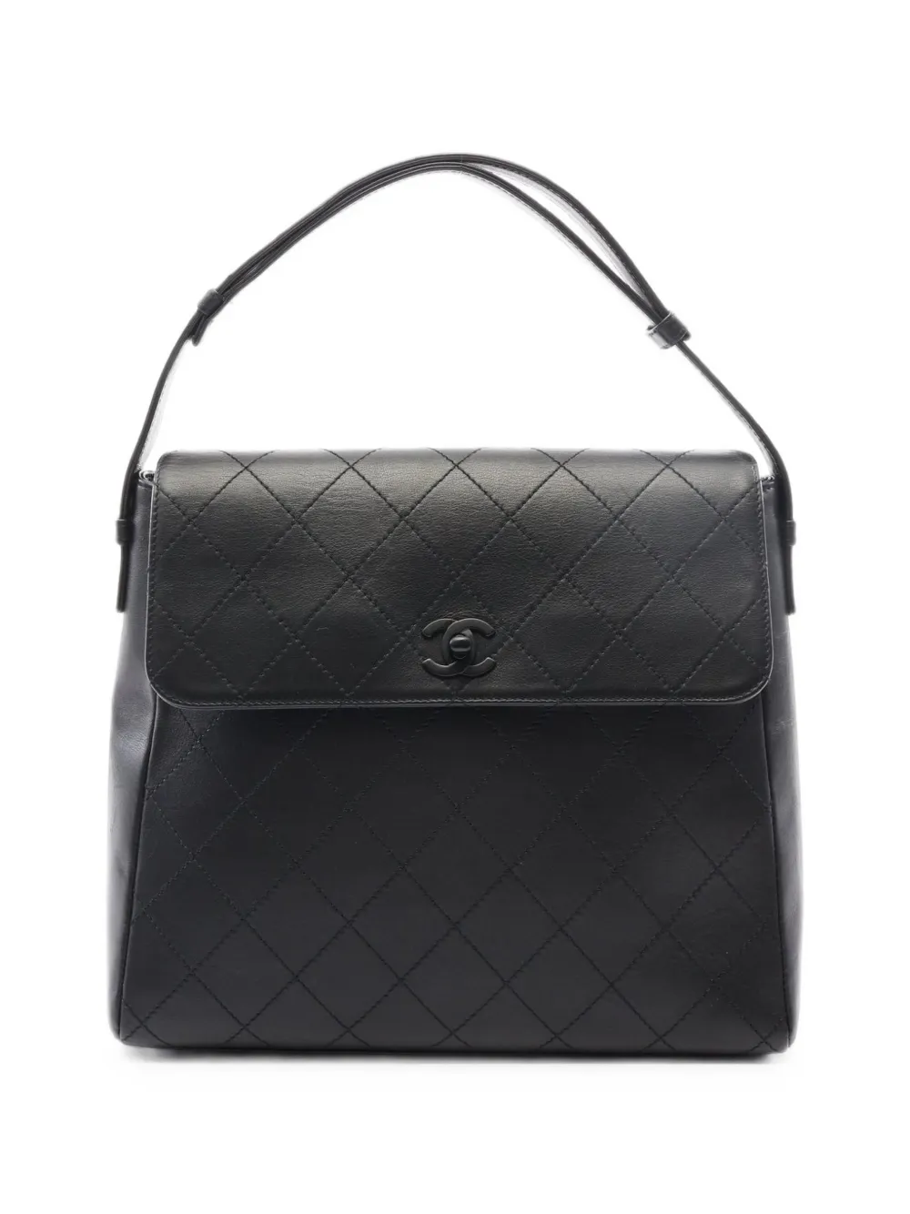 CHANEL Pre-Owned 1997-1999 interlocking-CC shoulder bag - Nero