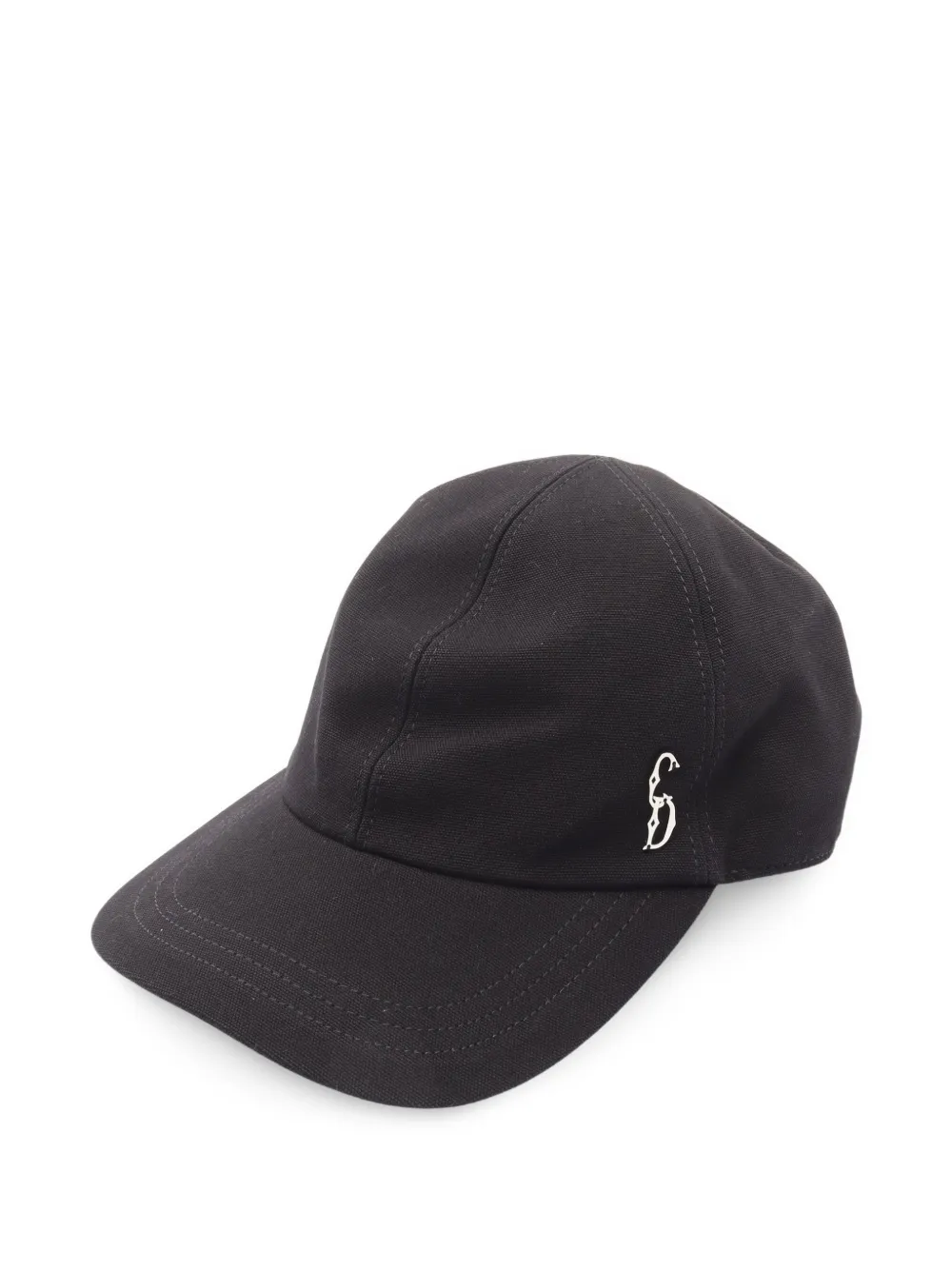 Christian Dior Pre-Owned 2010s CD logo-plaque baseball cap - Schwarz