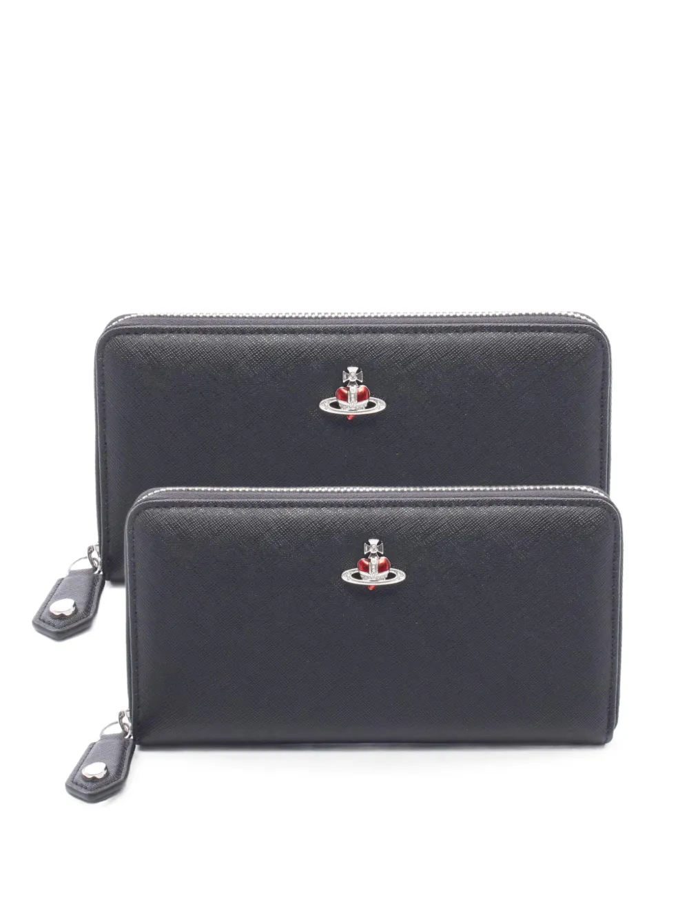 Vivienne Westwood Pre-Owned 2020s Orb zip-around wallet - Nero