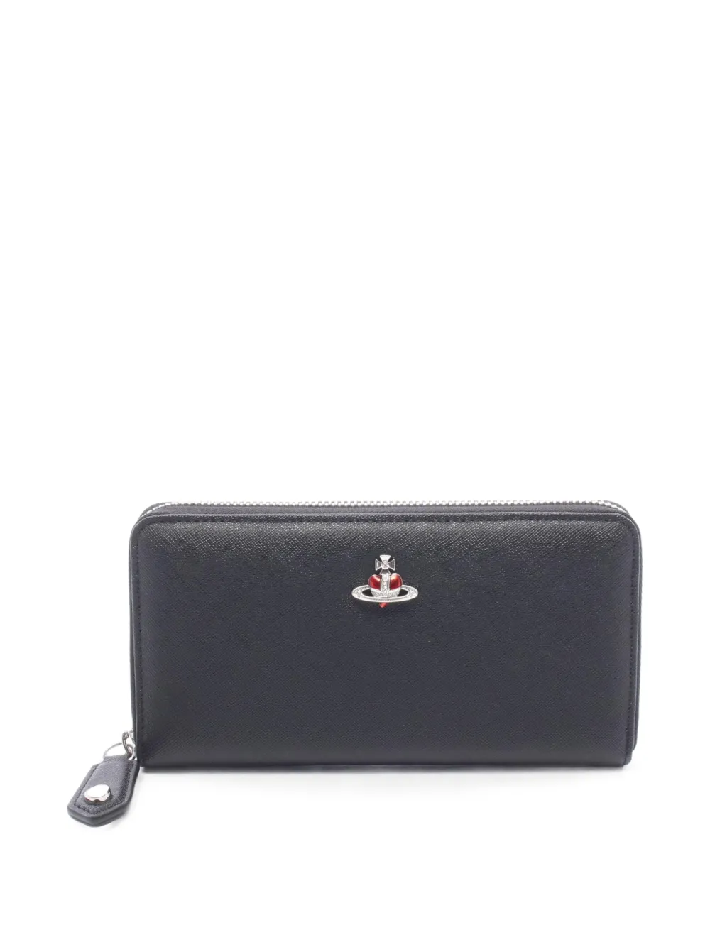 Vivienne Westwood Pre-Owned 2020s Orb zip-around wallet - Nero