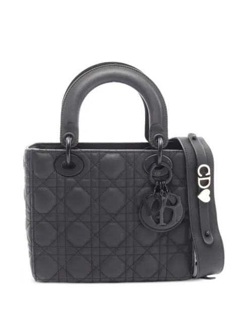 Christian Dior Pre-Owned lille Lady Dior My ABCDior Cannage håndtaske fra 2010'erne