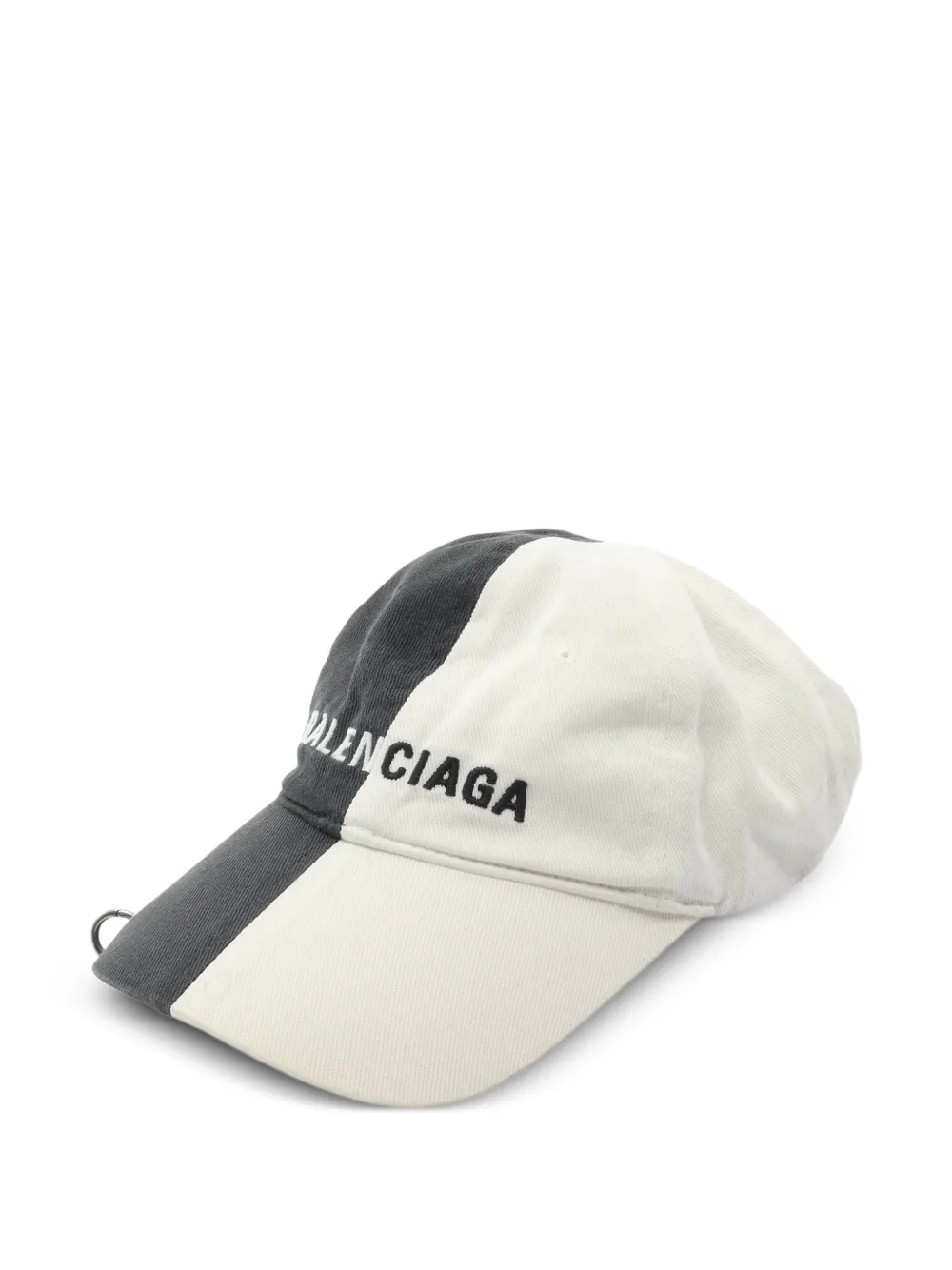 Balenciaga Pre-Owned 2000s bicolour logo-embroidered cap - Grau