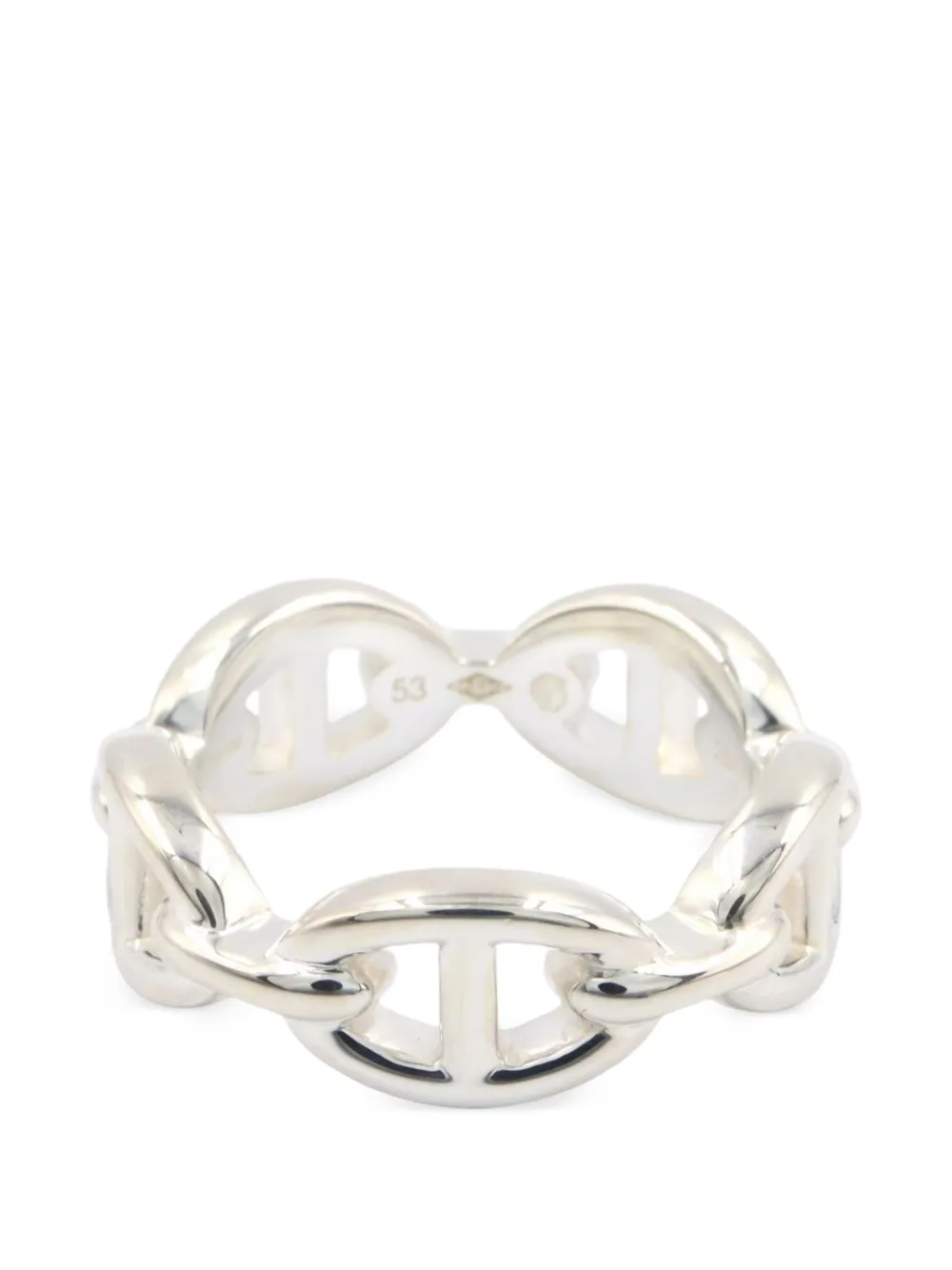 Hermès Pre-Owned 2020s PM Enchaînée ring - Silber