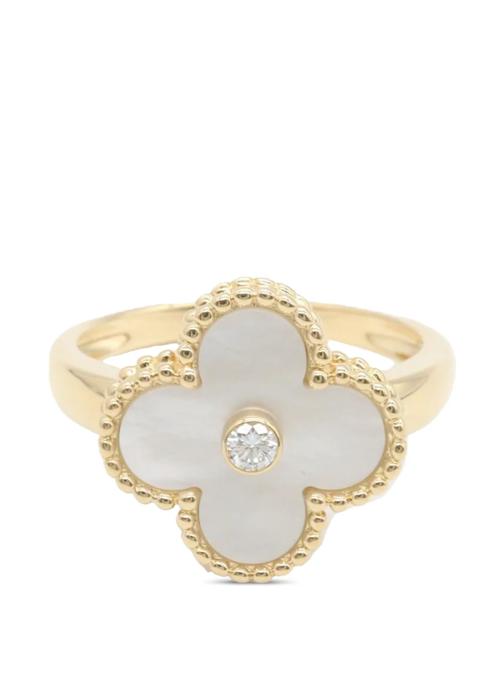 Van Cleef & Arpels Pre-Owned 2010s Alhambra diamond ring - Oro