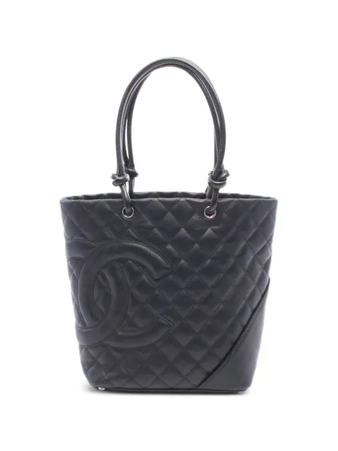 CHANEL Pre-Owned medium Cambon Line tote fra 2003-2004