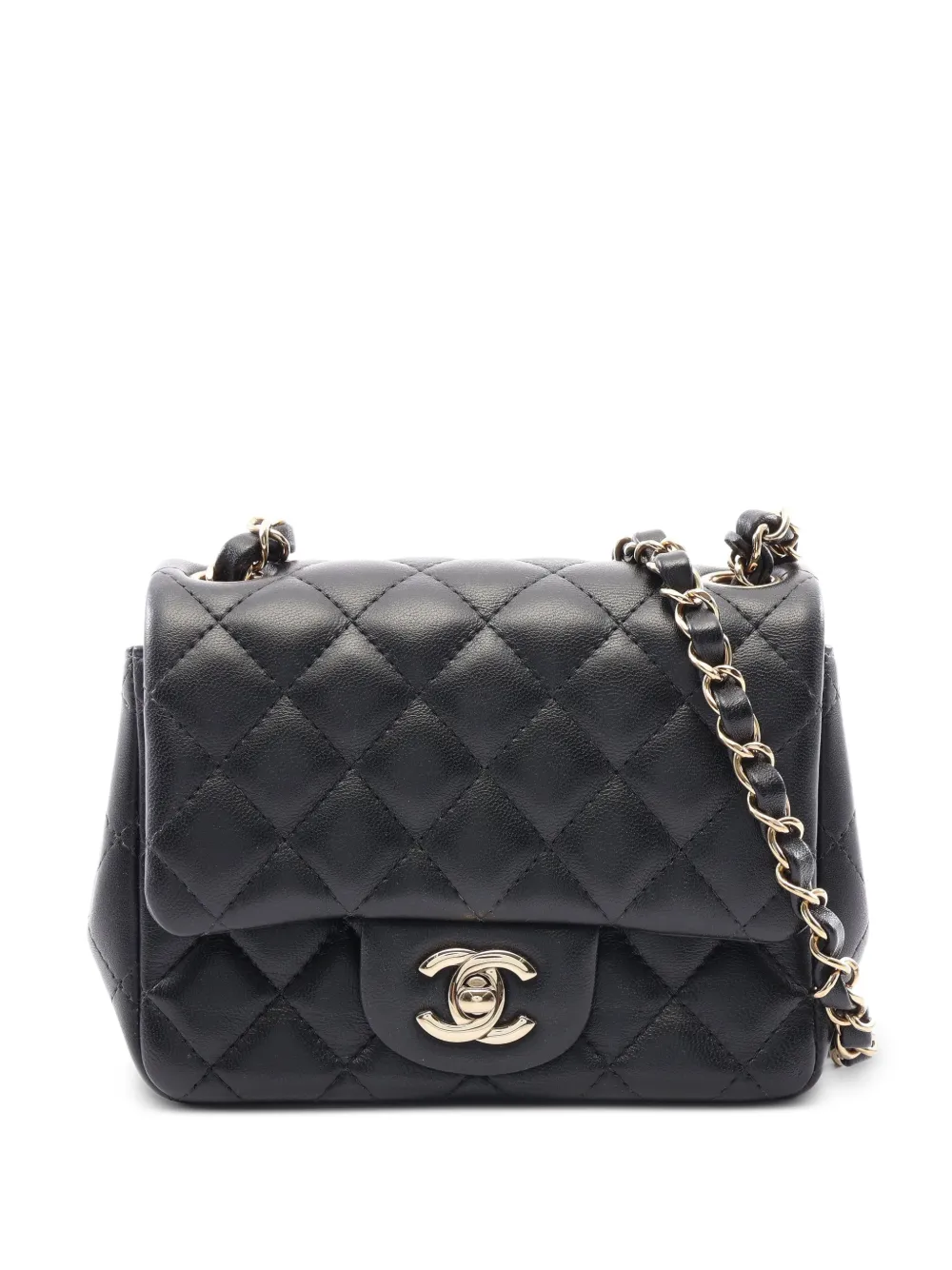 CHANEL Pre-Owned 2021s Matelassé chain shoulder bag - Black