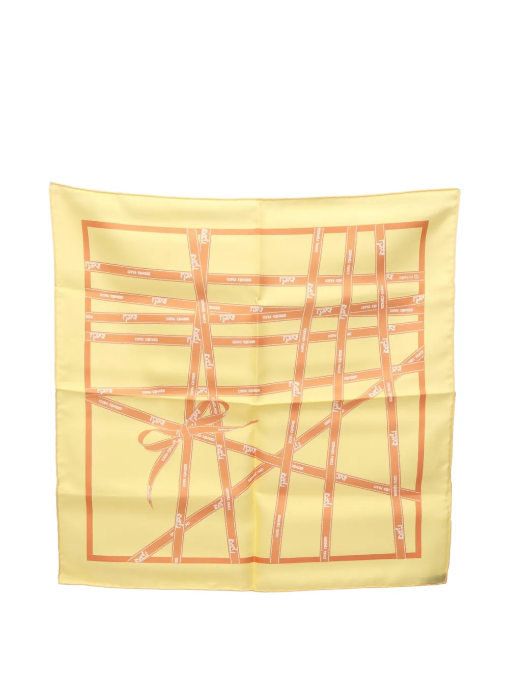 Hermès Pre-Owned 2010s Bolduc scarf - Gelb