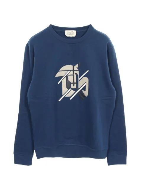 Hermès Pre-Owned 2010s graphic-print sweatshirt