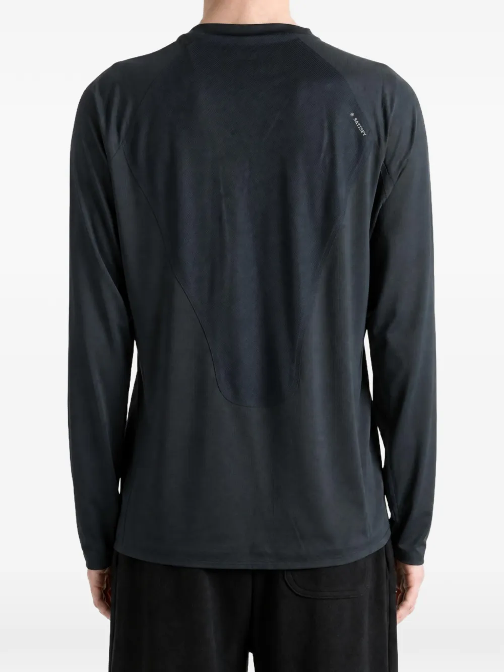 Satisfy T-shirt met raglan mouwen Zwart