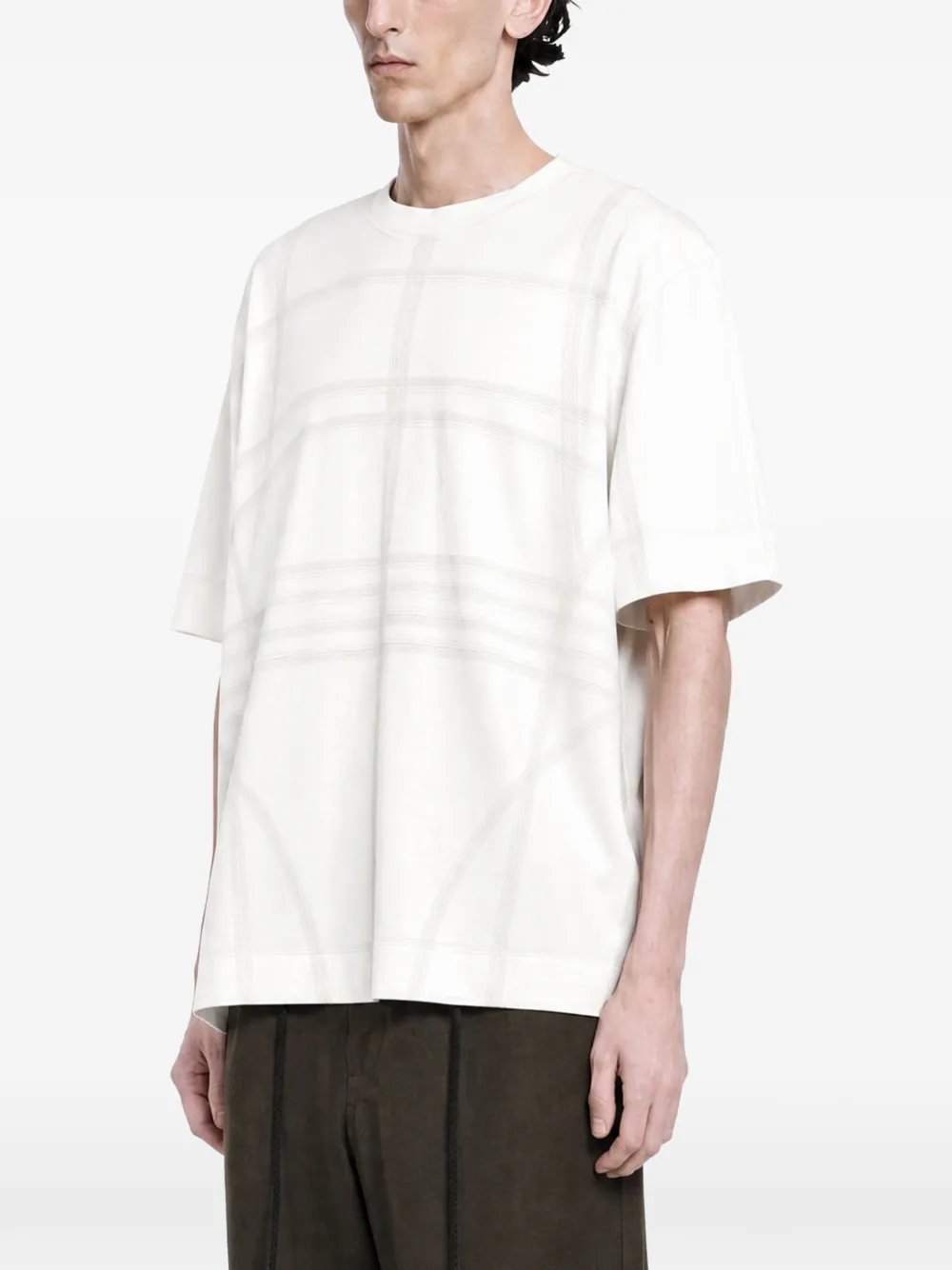 Craig Green Flatlock T-shirt met korte mouwen Wit