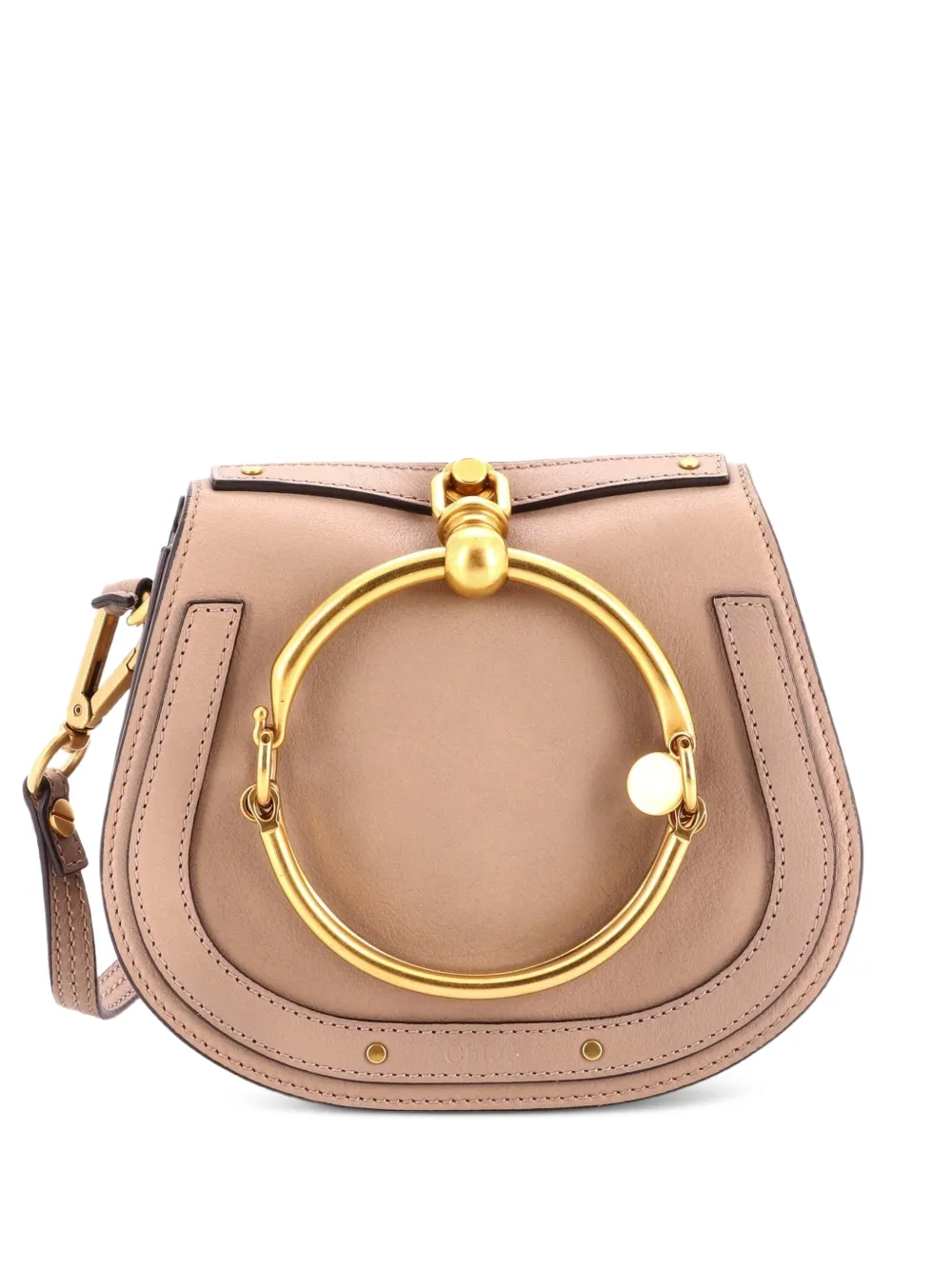 Chloé Pre-Owned Nile Leather Small crossbody bag - Nude