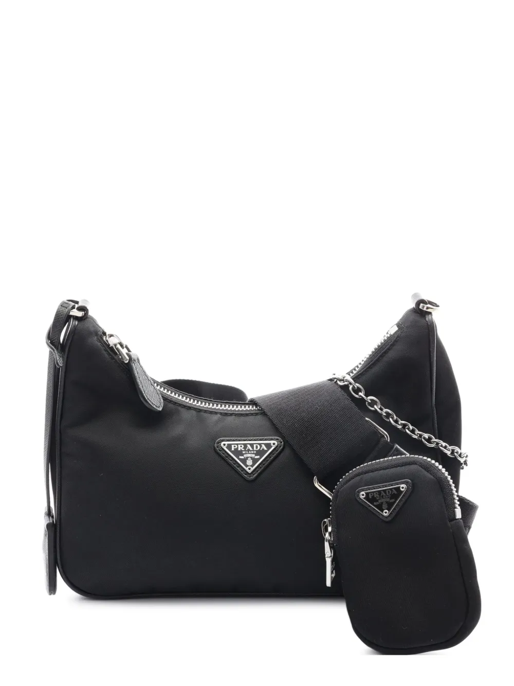 Prada Pre-Owned sac porté épaule Re-Edition 2005 (années 2010) - Noir