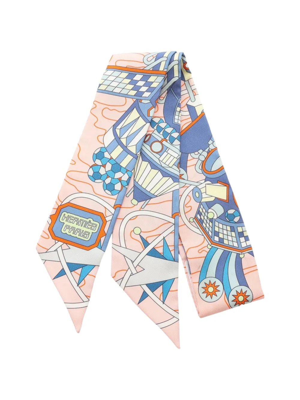 Hermès Pre-Owned 2000s Odyssey Twilly scarf - Rosa