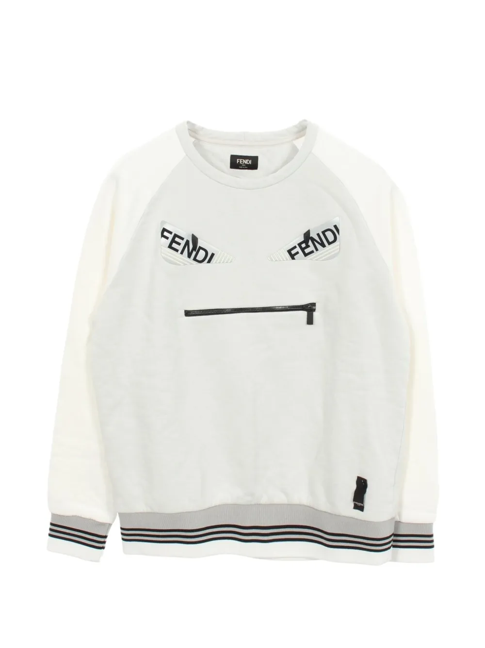Fendi Pre-Owned 2010s Bag Bugs Monster Eye sweatshirt - Nude