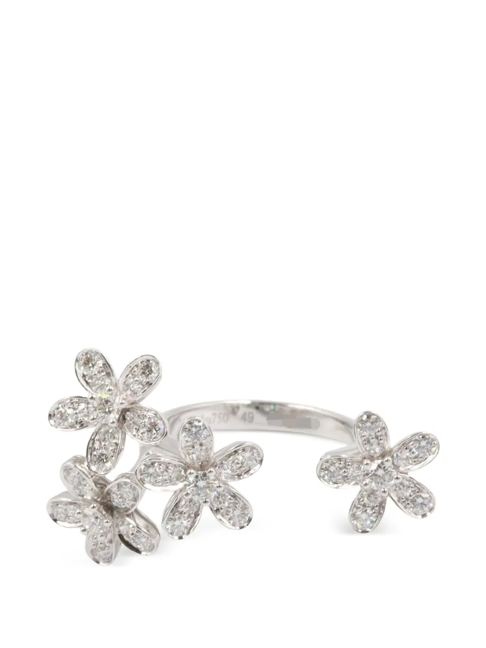 Van Cleef & Arpels Pre-Owned 2010s Frivole diamond ring - Silber