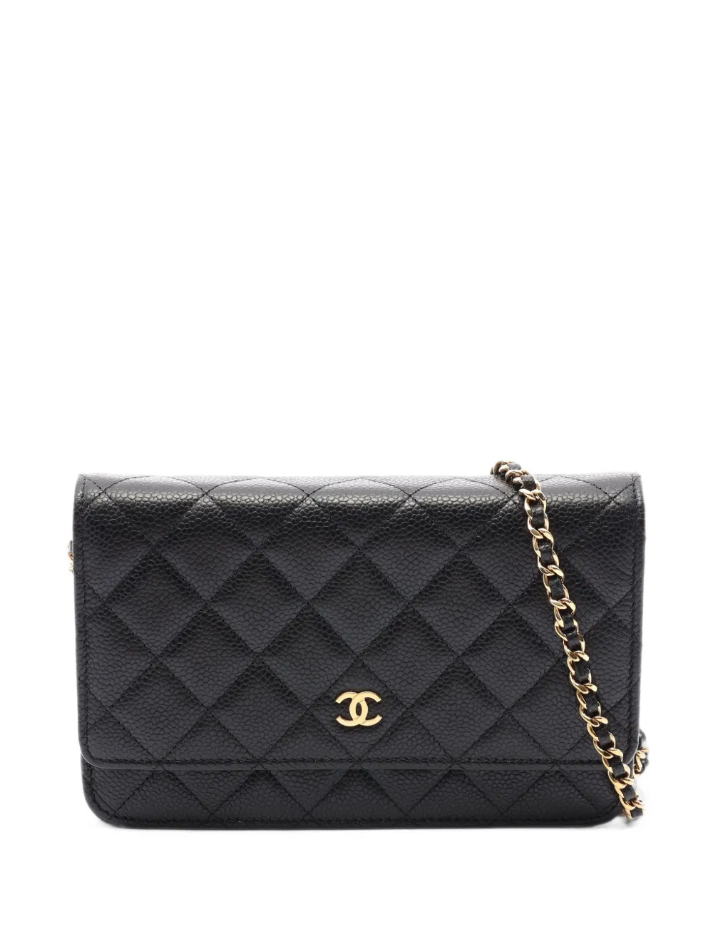 CHANEL Pre-Owned 2021 Matelassé leather shoulder bag - Nero