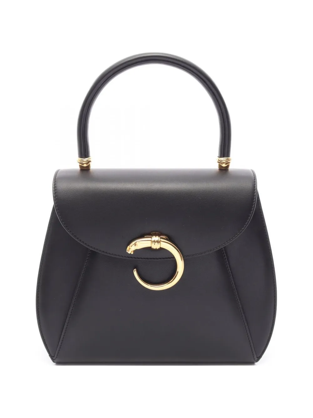 Cartier 2010s Panthère leather handbag - Schwarz