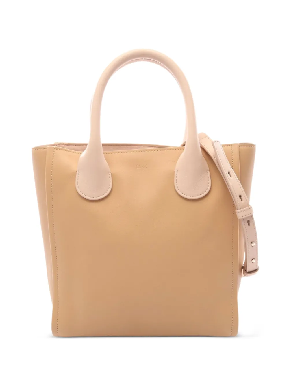 Chloé Pre-Owned 2010s small Joyce leather handbag - Nude