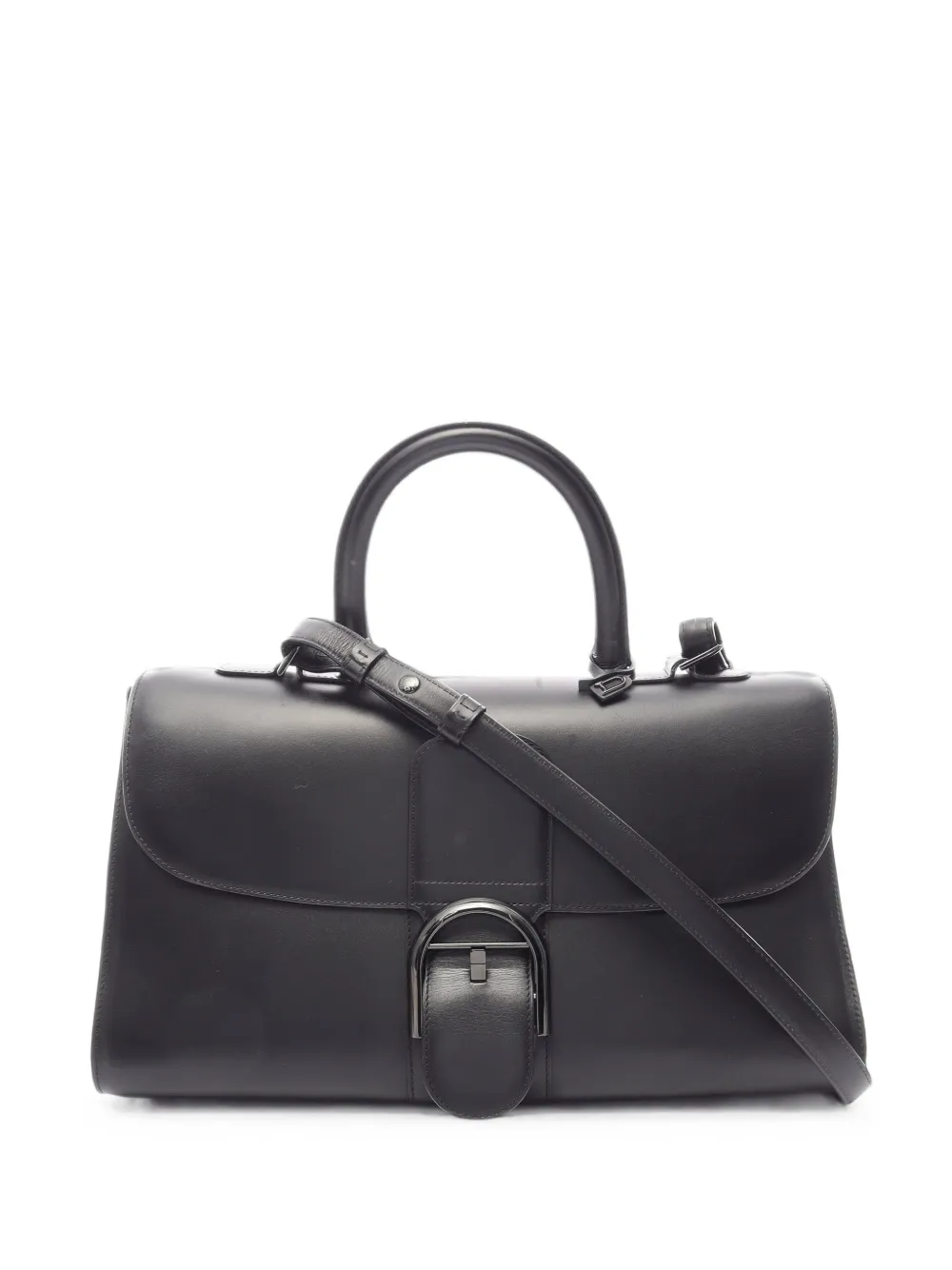 Pre-owned Delvaux 2010s Brillant Tote Bag In Black