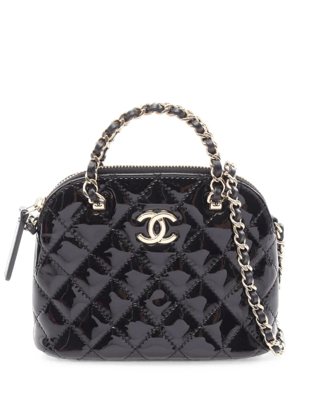 CHANEL Pre-Owned 2021 diamond-quilting tote bag - Nero