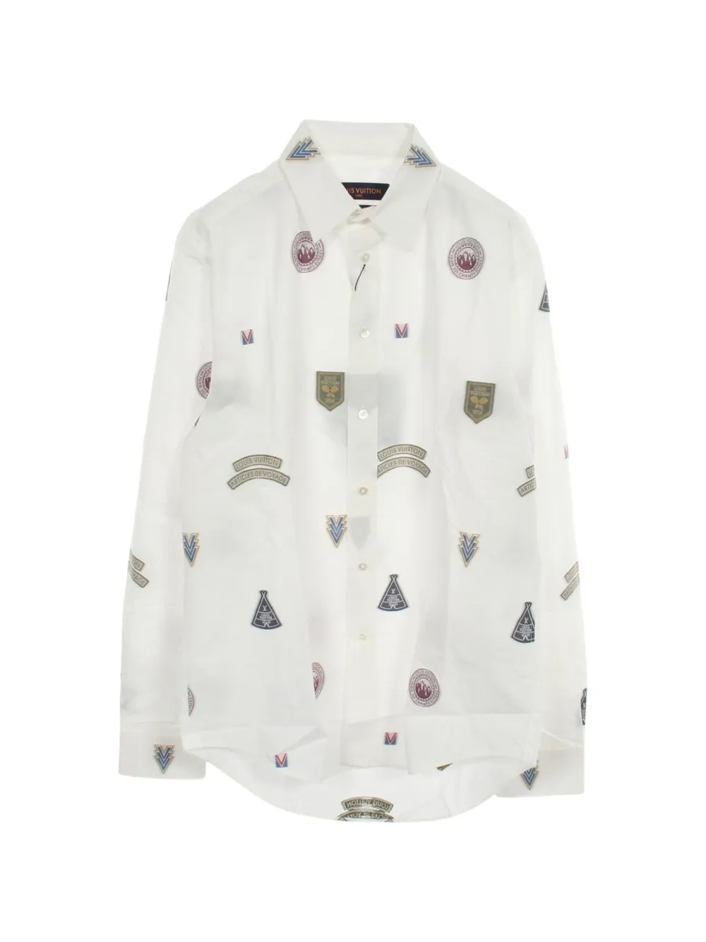 Louis Vuitton Pre-Owned 2020s long-sleeve shirt - Bianco
