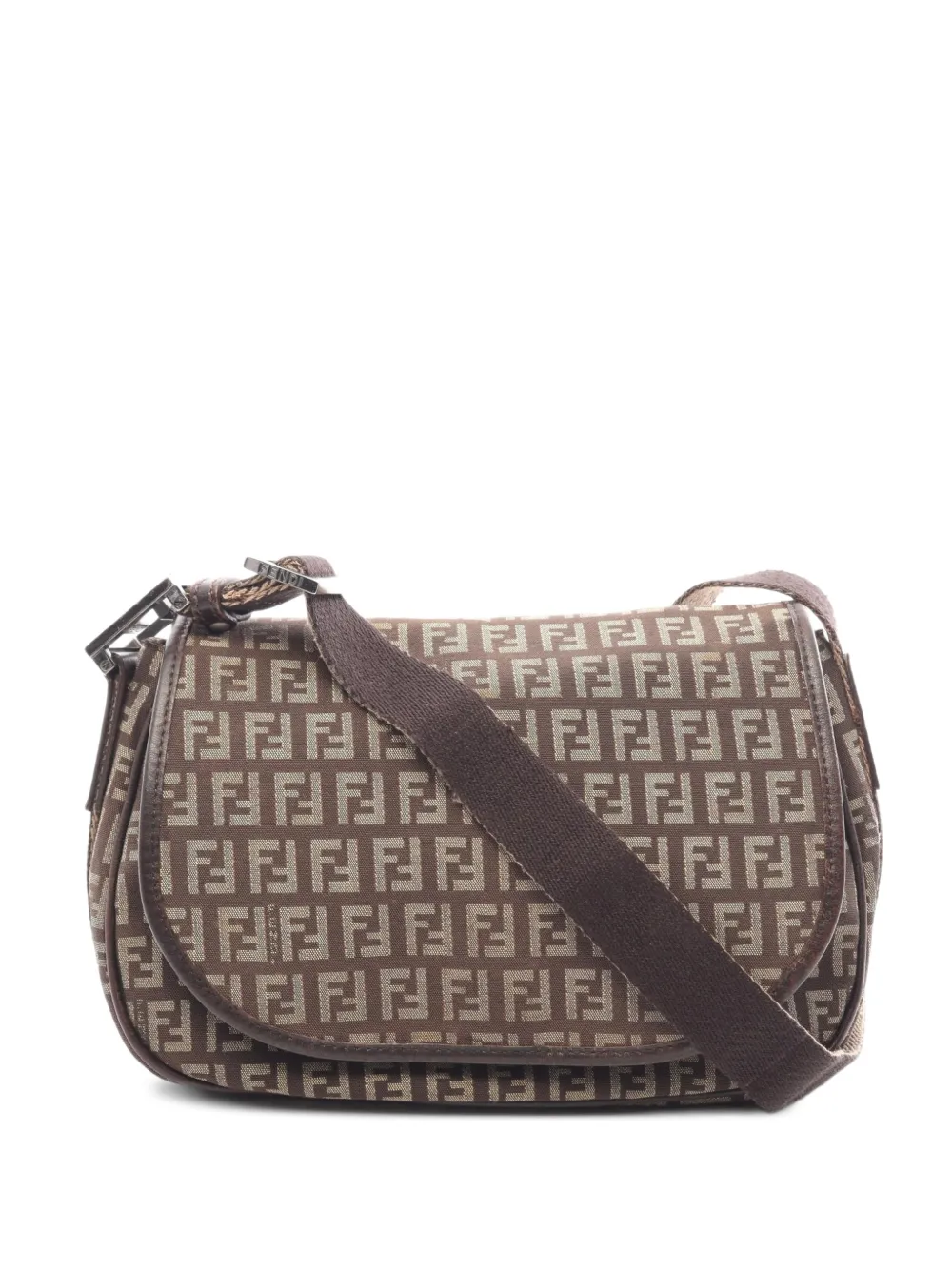 Fendi Pre-Owned 2000s Zucchino crossbody bag - Braun
