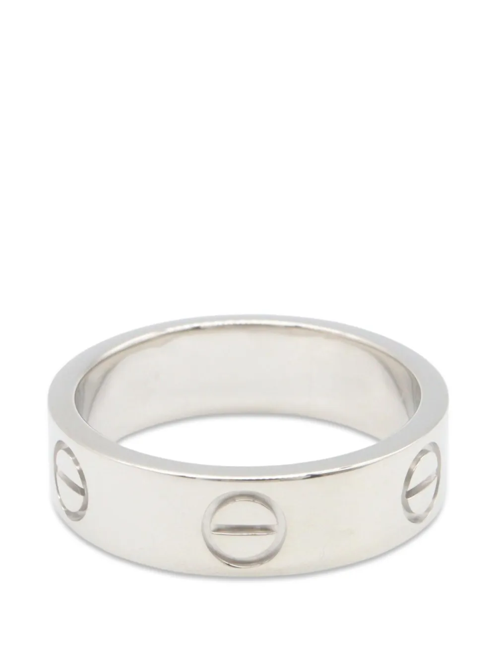 Cartier 2010s Love screw-motif ring - Silber