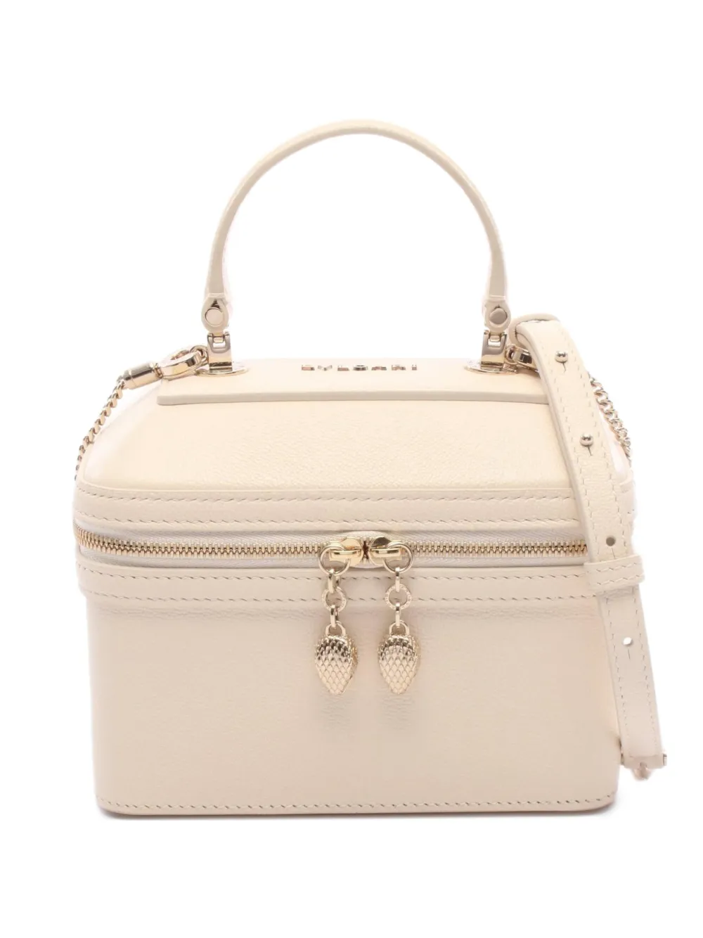Bvlgari Pre-Owned 2010s Serpenti jewelry box tote bag - Nude