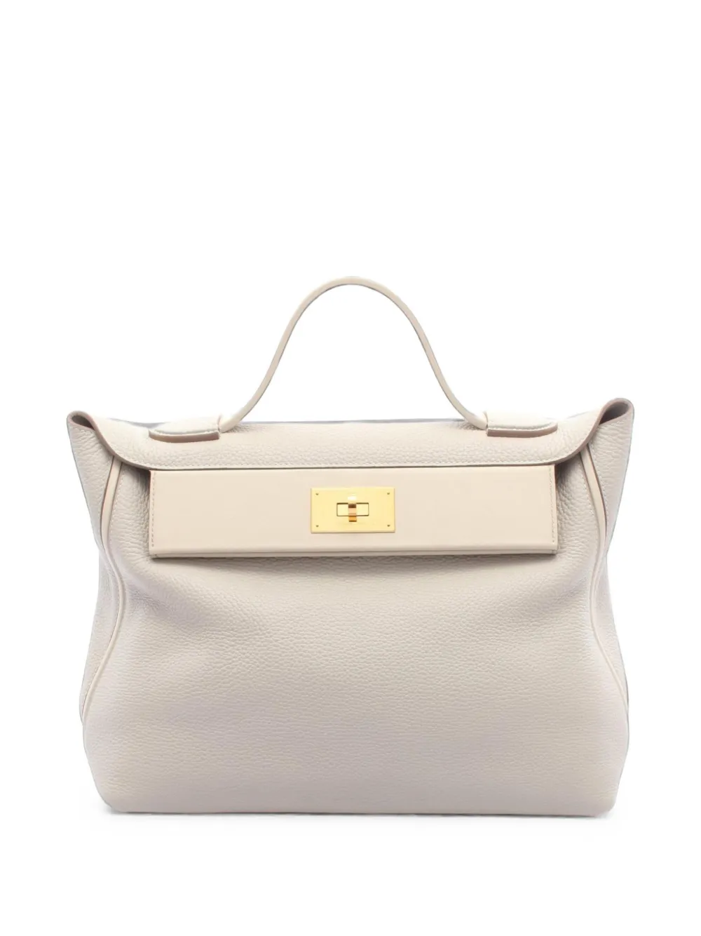 Hermès Pre-Owned 2019 24/24 grey tote bag - Gris Hermès Pre-Owned 2019 24/24 grey tote bag - Gris