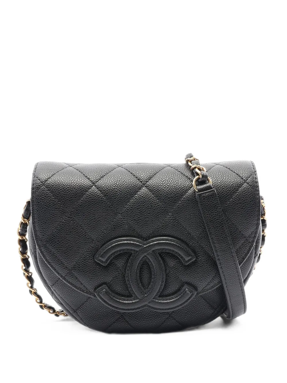 CHANEL Pre-Owned 2021s Matelassé messenger bag - Nero