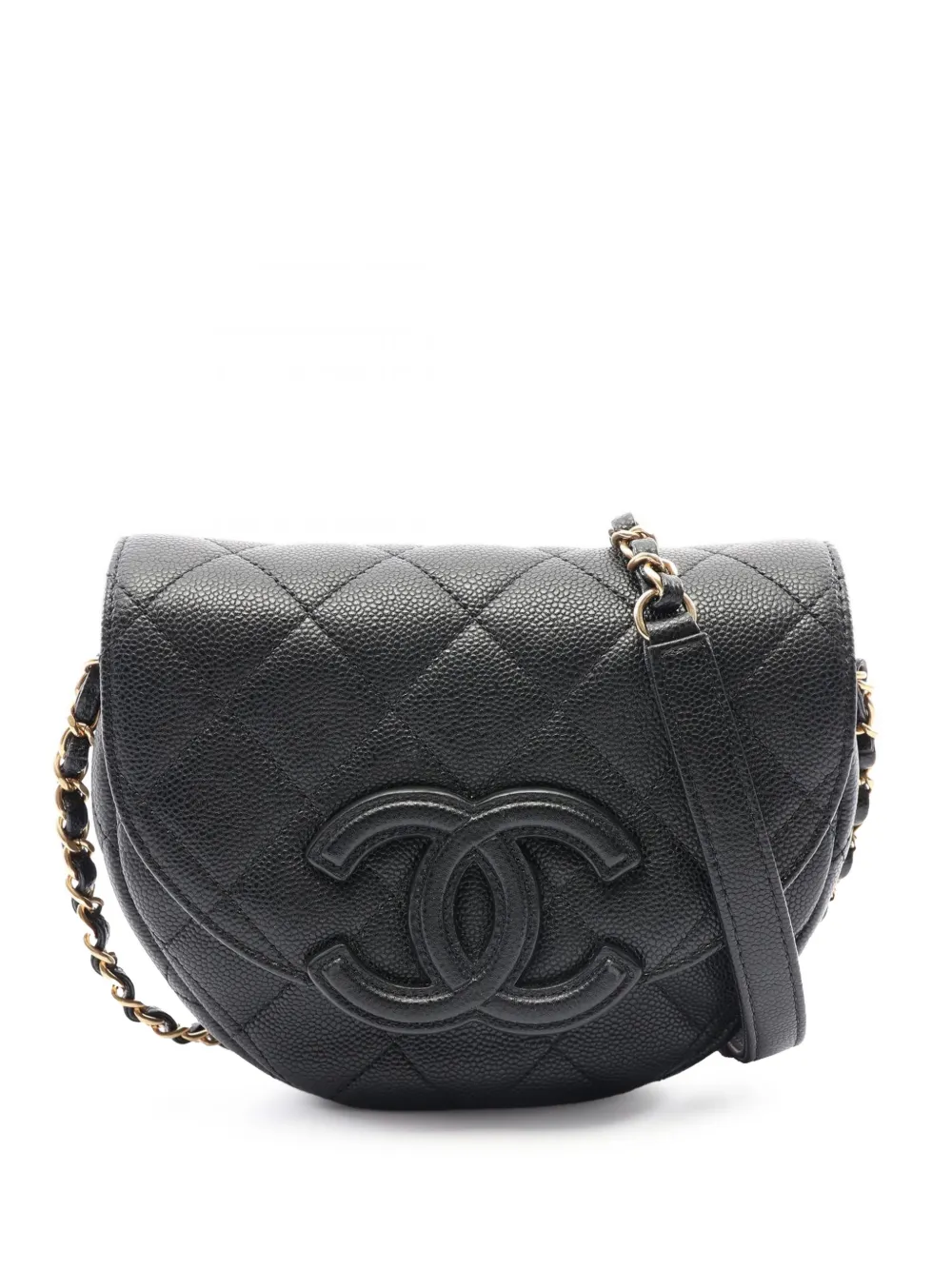 CHANEL Pre-Owned 2021s Matelassé messenger bag - Black