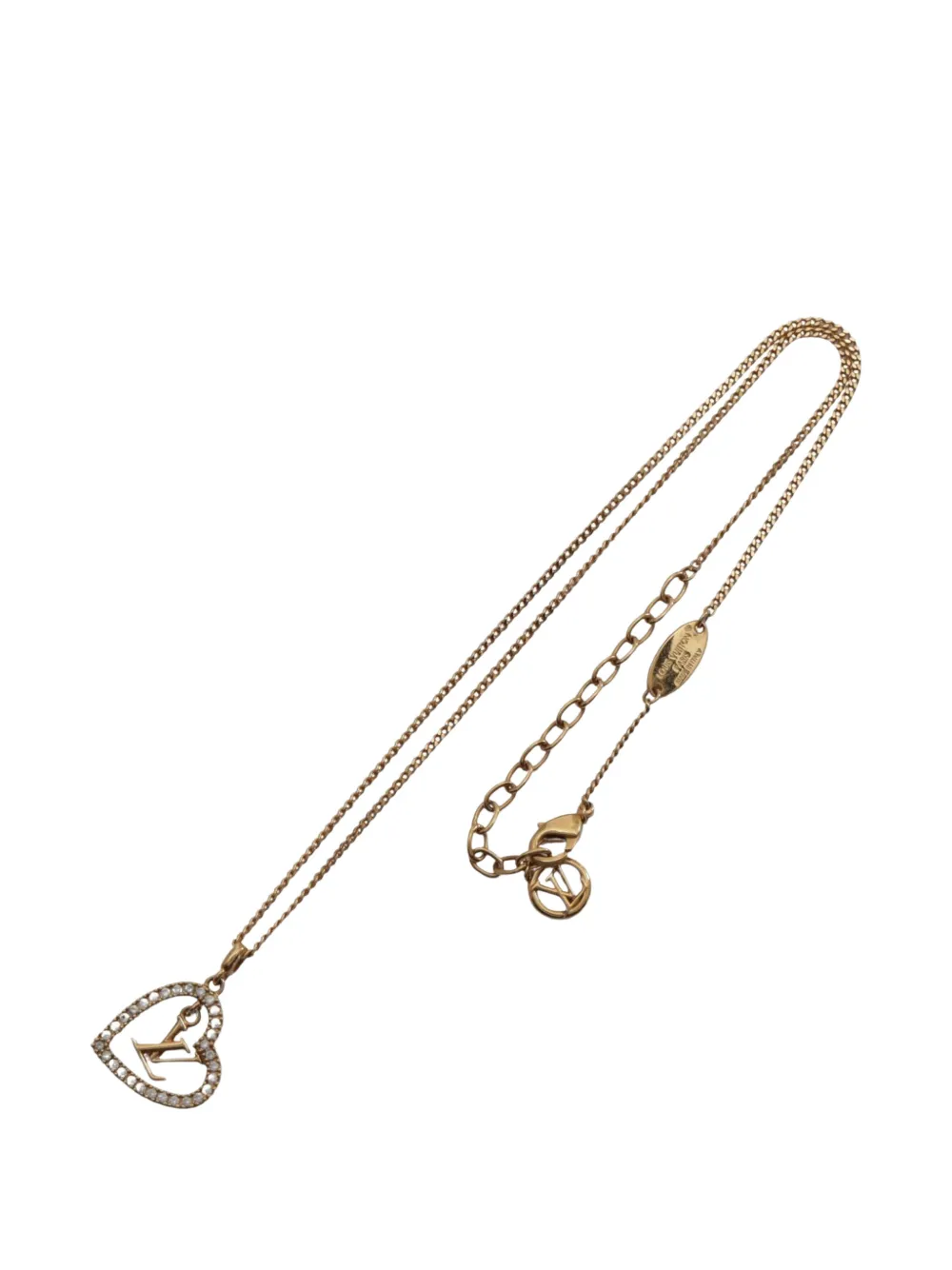 Louis Vuitton Pre-Owned 2024 My LV heart necklace - Oro