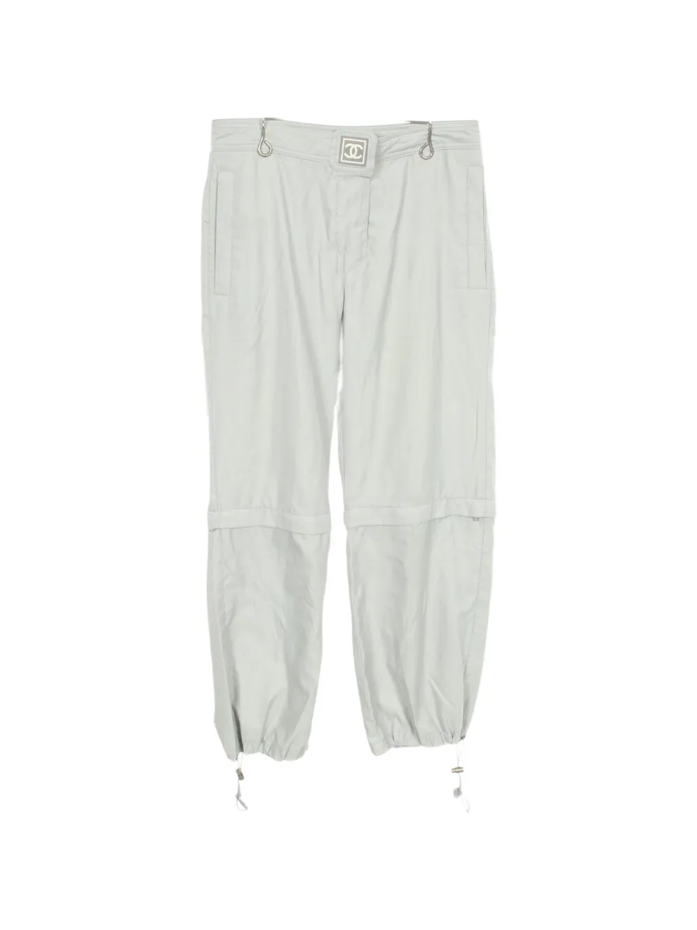 CHANEL Pre-Owned 1986-1988 Identification track pants - Gris