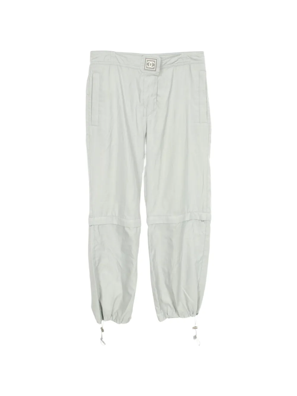 CHANEL Pre-Owned 1986-1988 Identification track pants - Grey