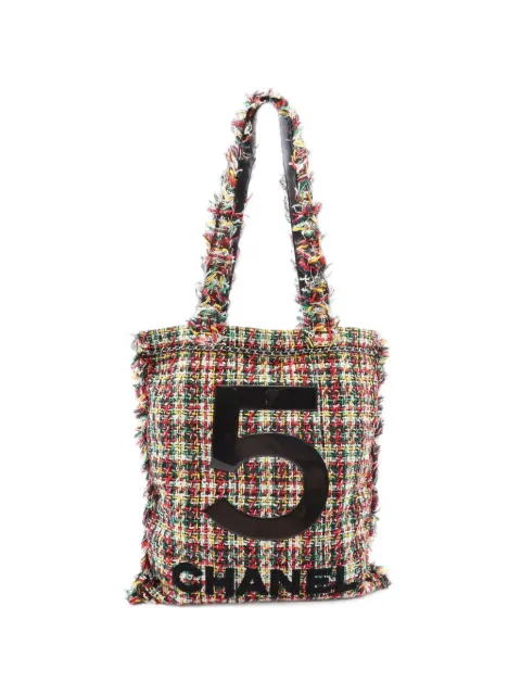 CHANEL Pre-Owned tote No.5 de tweed 2017-2018