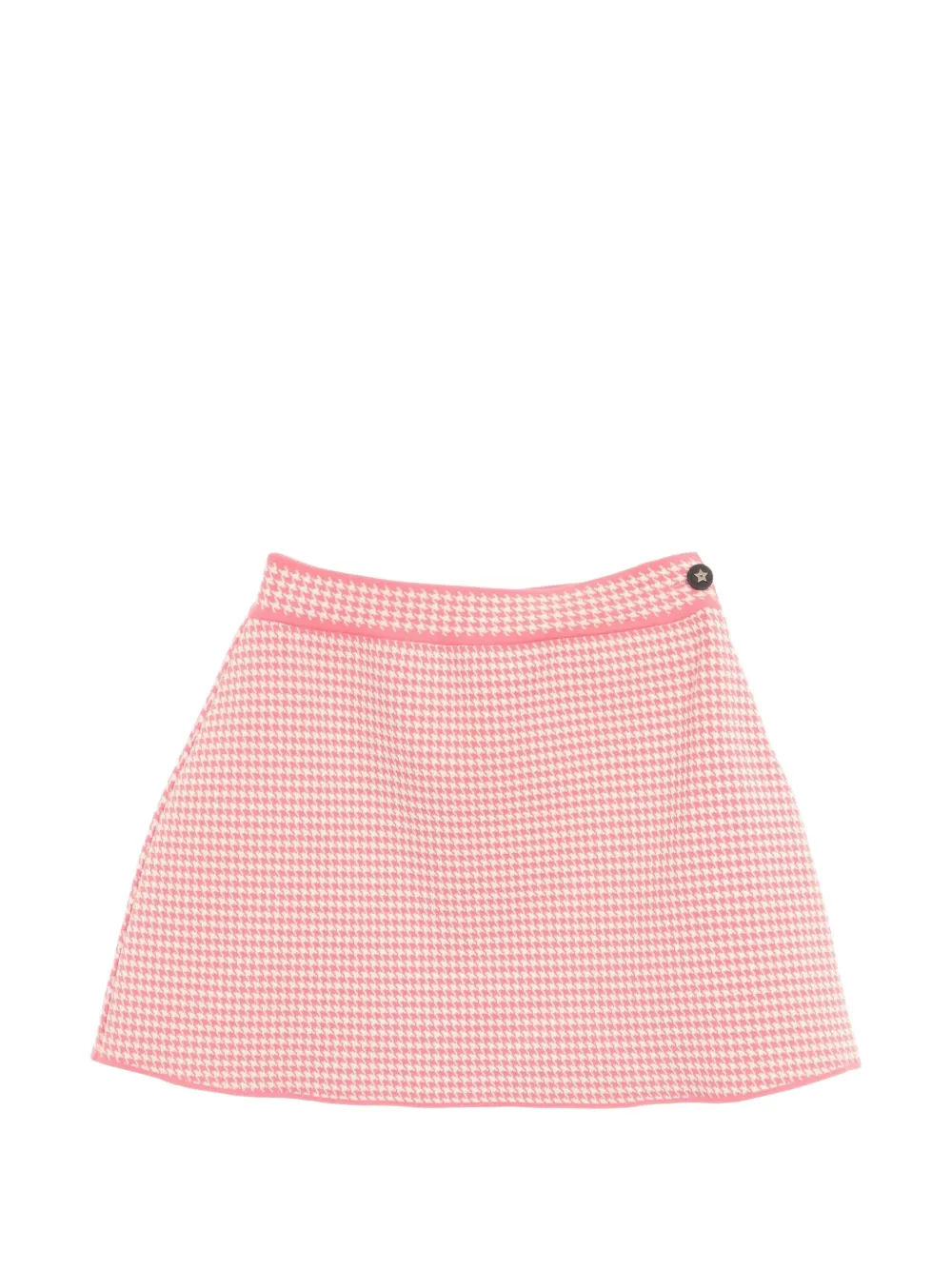 Christian Dior Pre-Owned 2010s houndstooth mini skirt - Rose