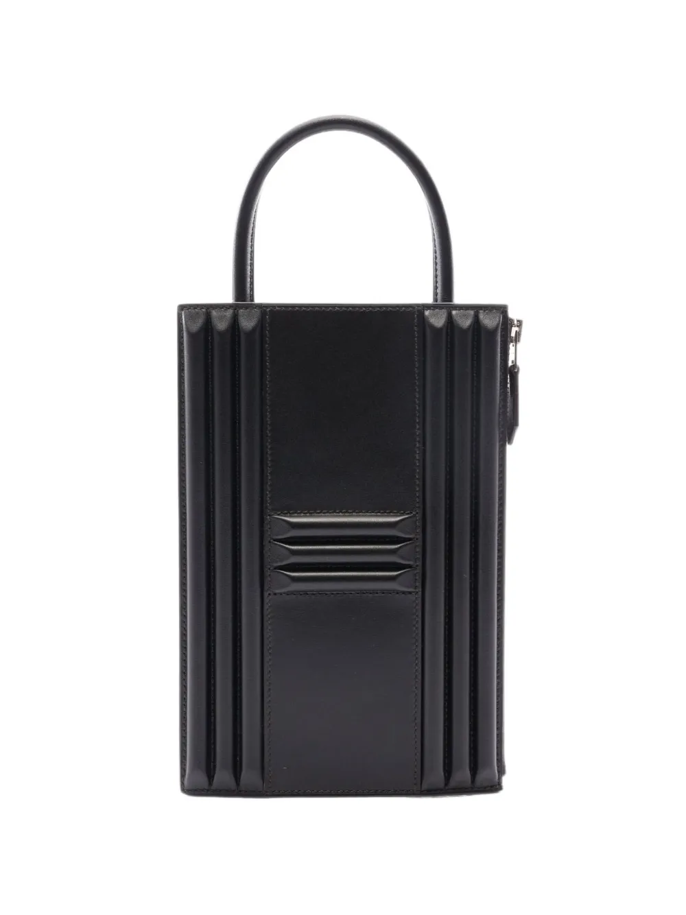 Hermès Pre-Owned 2022 Cadena Tadelakt leather clutch bag - Schwarz