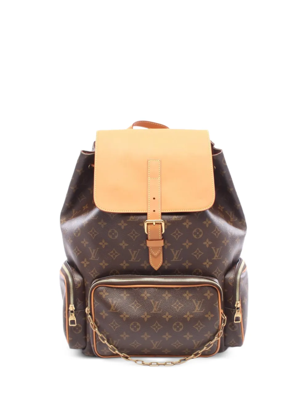 Louis Vuitton Pre-Owned 2019 Trio Monogram backpack - Marrone