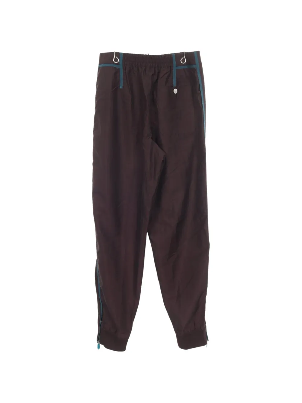 Hermès Pre-Owned 2010s side-zip track pants - Marron