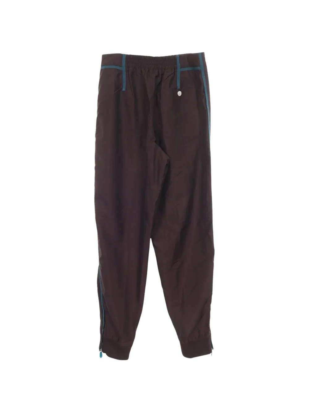 Hermès Pre-Owned 2010s side-zip track pants - Braun