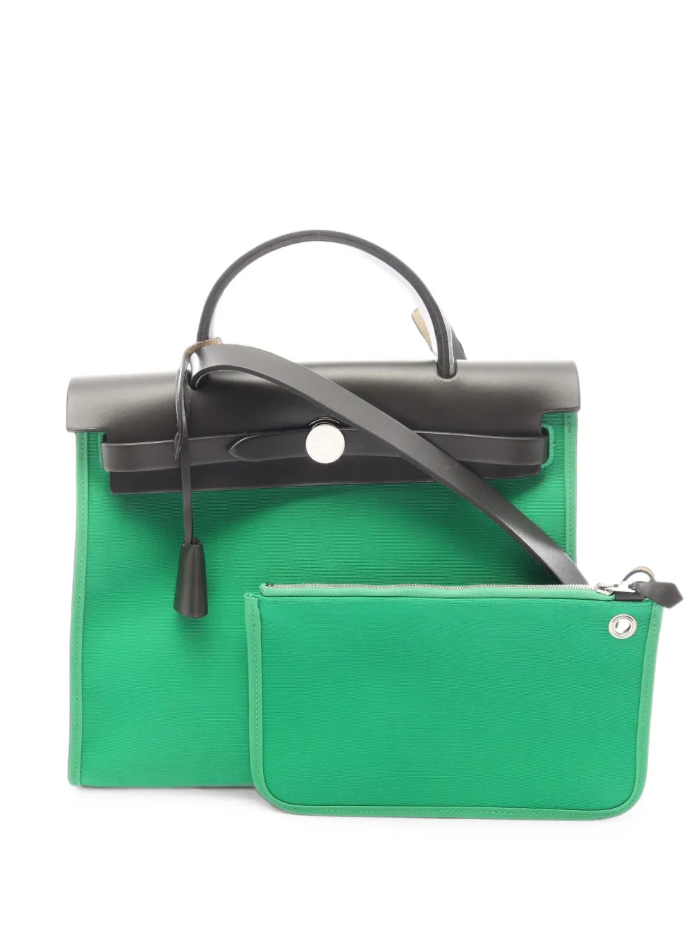 Hermès Pre-Owned 2020 Herbag Zip PM handbag - Vert Hermès Pre-Owned 2020 Herbag Zip PM handbag - Vert